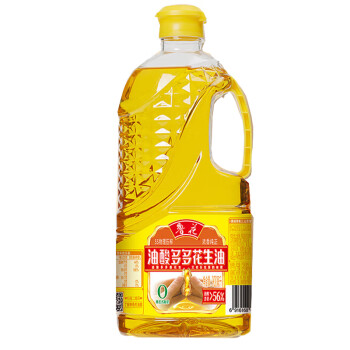 鲁花 食用油粮油 油酸多多花生油900ml
