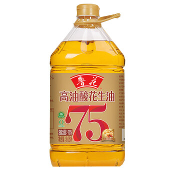 鲁花 食用油粮油 高油酸花生油3.06L