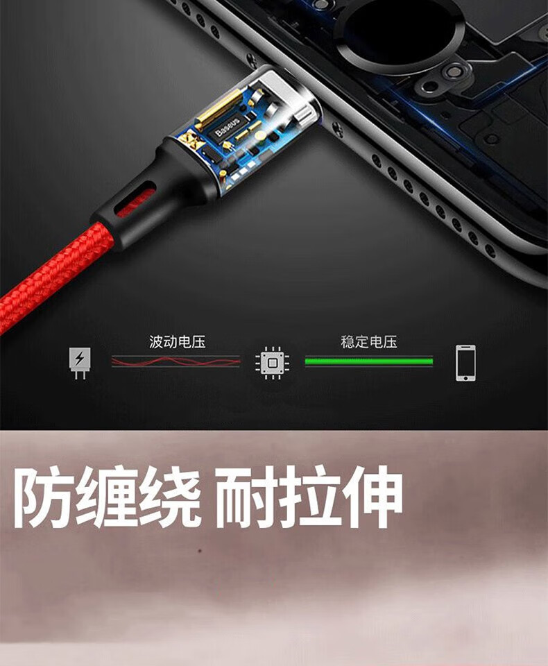 颐电 汽车充电套装 一拖三快充线车载充电器充电线+车充?三合一充电线?AD-2652