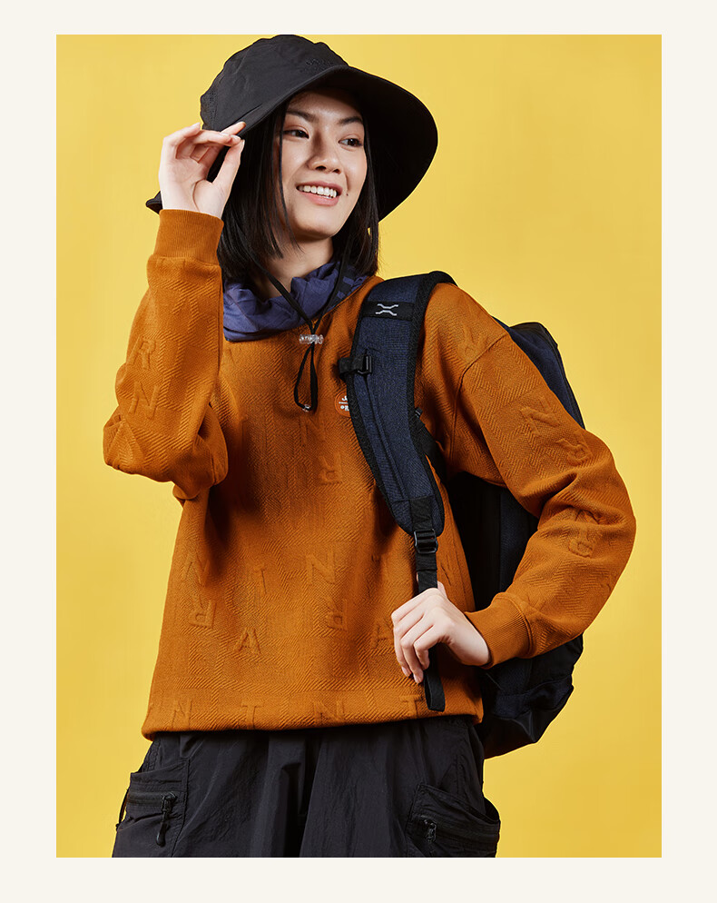 Jeep卫衣女式卫衣舒适卫衣J232084398木粉M