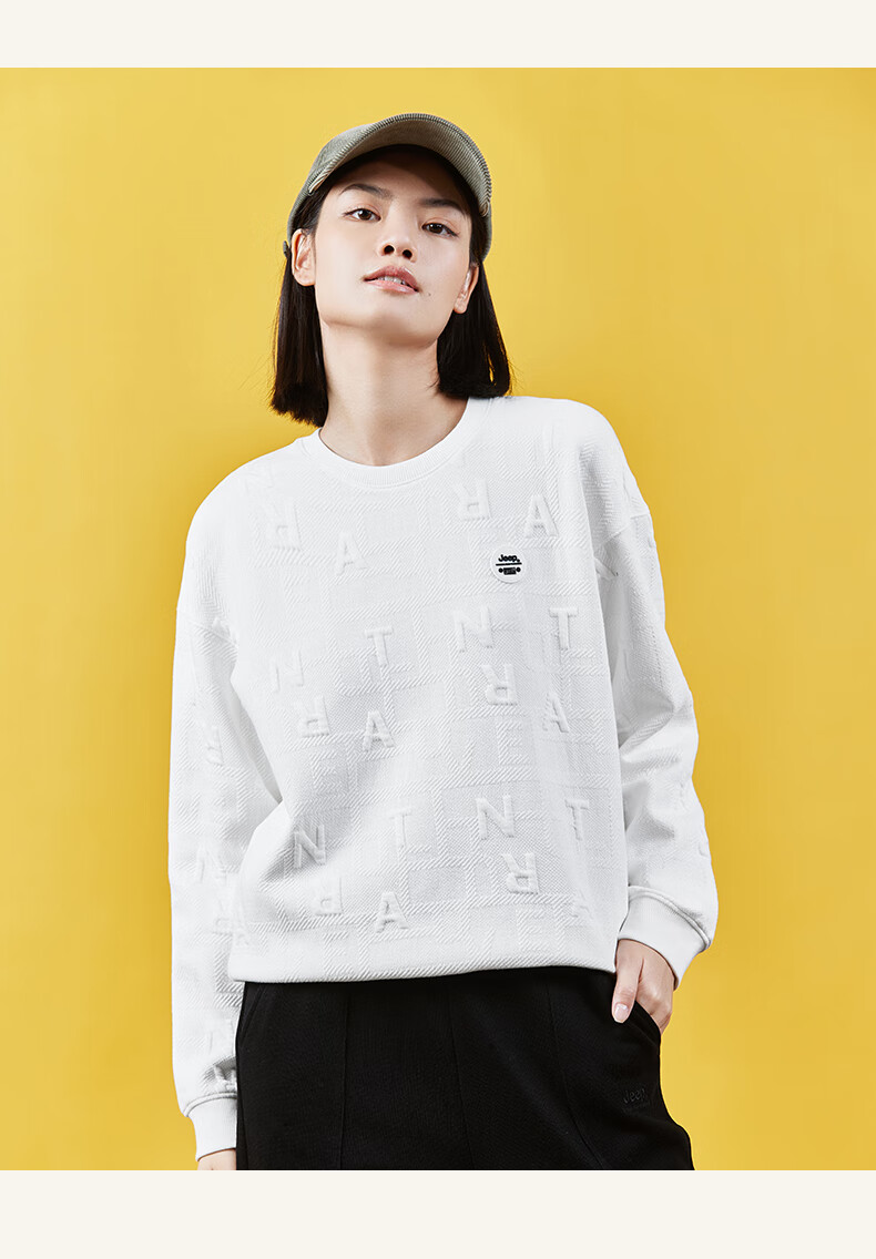 Jeep卫衣女式卫衣舒适卫衣J232084398木粉M