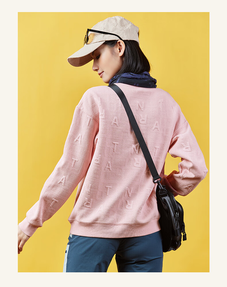 Jeep卫衣女式卫衣舒适卫衣J232084398木粉M