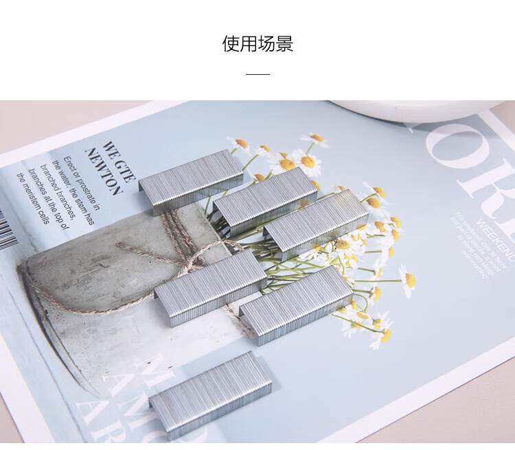 晨光(M&G)12#防伪订书钉 高强度易穿透订书针? (防止插页换钉) 1000枚/盒 10盒装 ABS92725