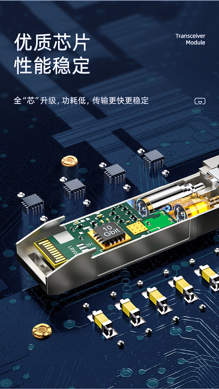 山泽(SAMZHE)  SFP光模块千兆 1.25G单模双纤光纤模块（1310nm，20km，LC） 一只 SZ-SMQ20S