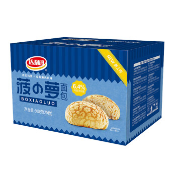 达利园菠萝包600g整箱装 早餐手撕面包代餐休闲零食年货礼盒