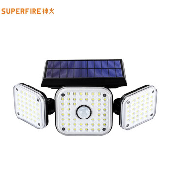 神火（SupFire）太阳能LED壁灯 22W 人体感应 免布线 景观装饰照明灯 FF13-C