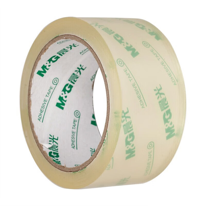 晨光(M&G)髙透明胶带胶布打包封箱办公快递低噪音办公用品 48mm*60y 1卷装 AJD99576