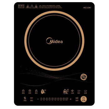 Midea美的电磁炉 家用2100W大火力文武火 电磁灶四重防水智能定时 RT2170
