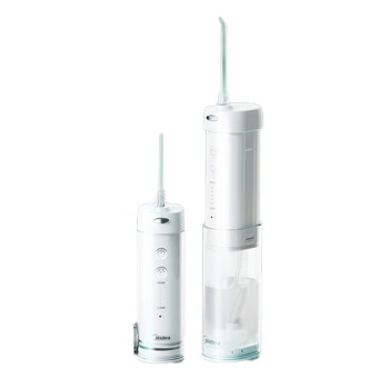 Midea电动洗牙器 便携伸缩 IPX7防水 75天长续航 高频脉冲 礼物 伸缩款 MC-BL0101（白色）