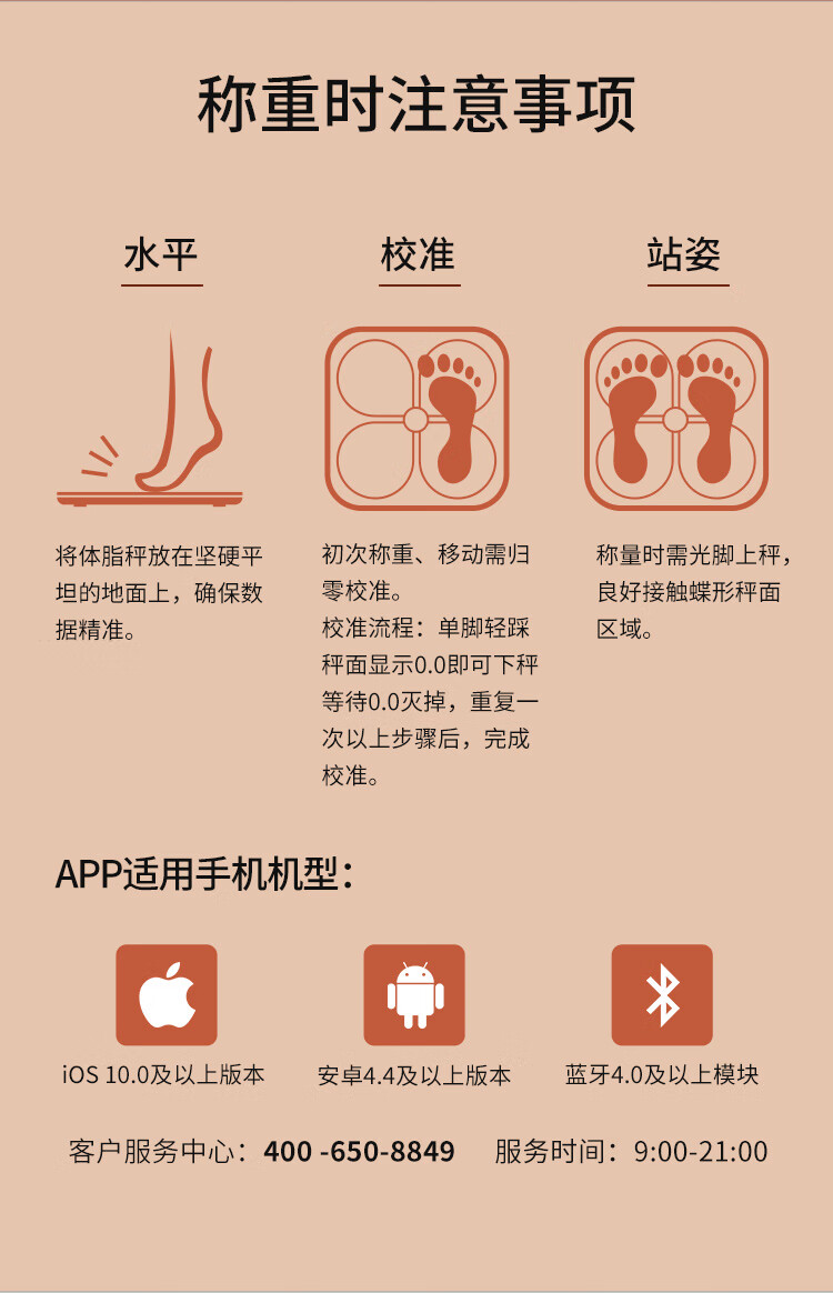 好体知(bodivis) 智能体脂秤 体重秤 家用电子秤 APP蓝牙脂肪秤 精准测量21项人体数据 大白M1