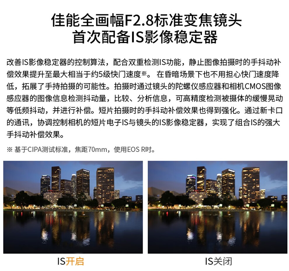 佳能 大三元镜头佳能原装镜头 EF24-70 F2.8 搭配原装UV镜