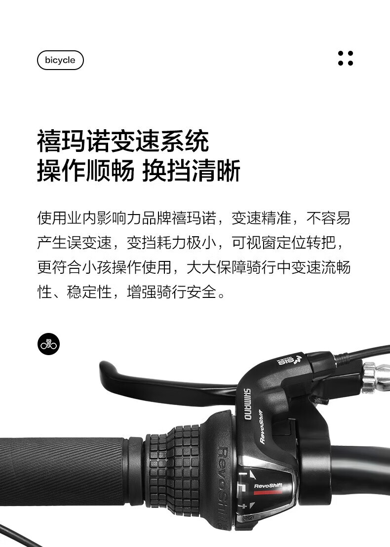 永久 青少年儿童自行车官方旗舰20寸镁合金山地车男女禧玛诺21级变速学生越野单车 21速20寸镁合金 灰色