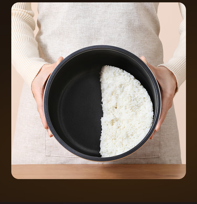 Midea美的智能电饭煲电饭锅家用5L大容量预约气动涡轮防溢锅金属机身蒸米饭锅-WFS5017TM（3-10人）