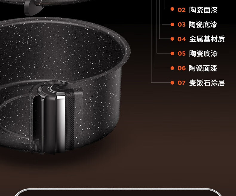 九阳（Joyoung）KL50-太空空气炸锅 免翻面 家用智能 5.5L大容量 KL55-VF739