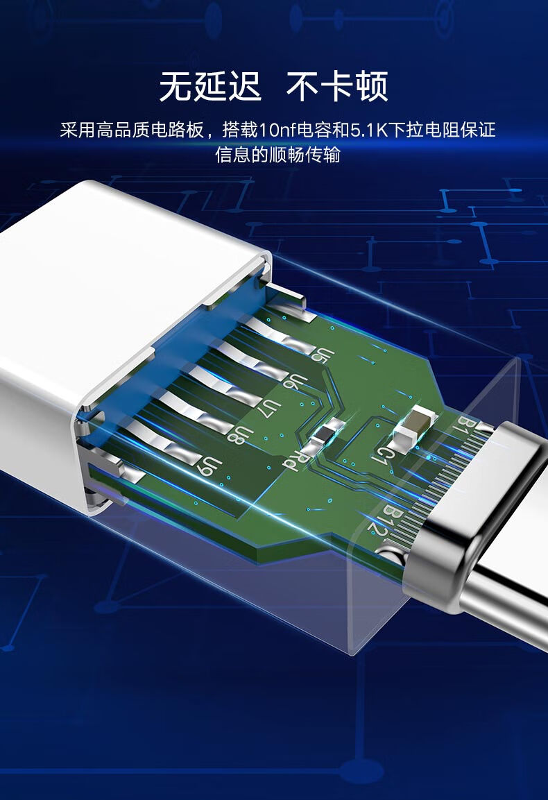 绿联（UGREEN）Type-C转USB3.0转换头 安卓OTG数据转接头 手机接U盘 白色 黑色(20808)