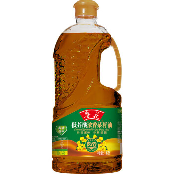 鲁花 粮油食用油 低芥酸浓香菜籽油1.6L