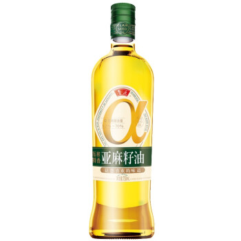 鲁花 粮油食用油 亚麻籽油750ml