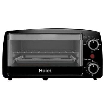 海尔（Haier）K-10M2B 10L容量 小巧外观 匀火恒温 双旋钮控制家用烤箱