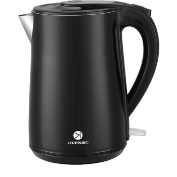 利仁（Liven）电水壶热水壶烧水壶1.7L大容量双层防烫304不锈钢无缝 LPSH-81