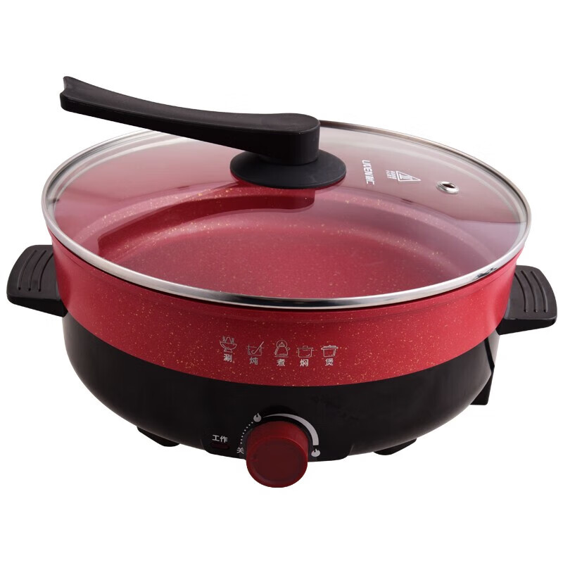 利仁（Liven）家用电火锅 4.5L（约3-5人） 多用途电煮锅料理锅LPHG-2
