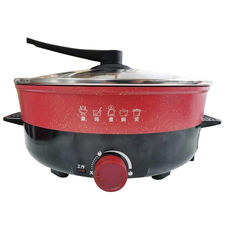 利仁（Liven）家用电火锅 4.5L（约3-5人） 多用途电煮锅料理锅LPHG-2