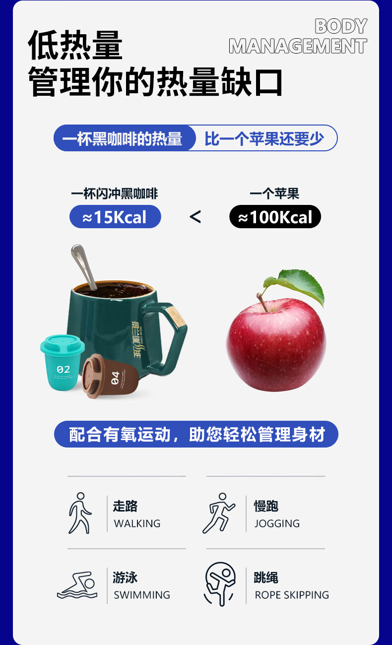 景兰 慢火冷萃 美式深烘黑咖啡 24罐 盒装 (4g/罐）*2