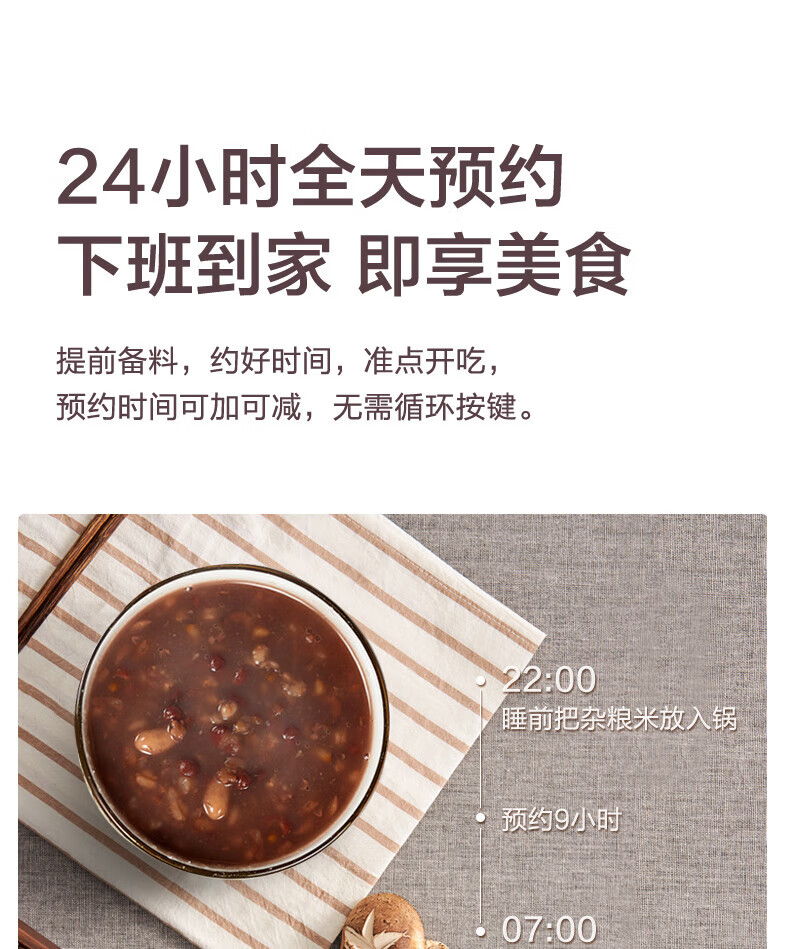 Midea美的电压力锅6L双胆高压锅 智能预约SS6042P 紫色
