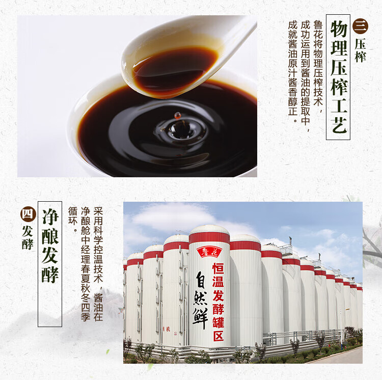 鲁花 厨房调料 炒菜香酱油500ml