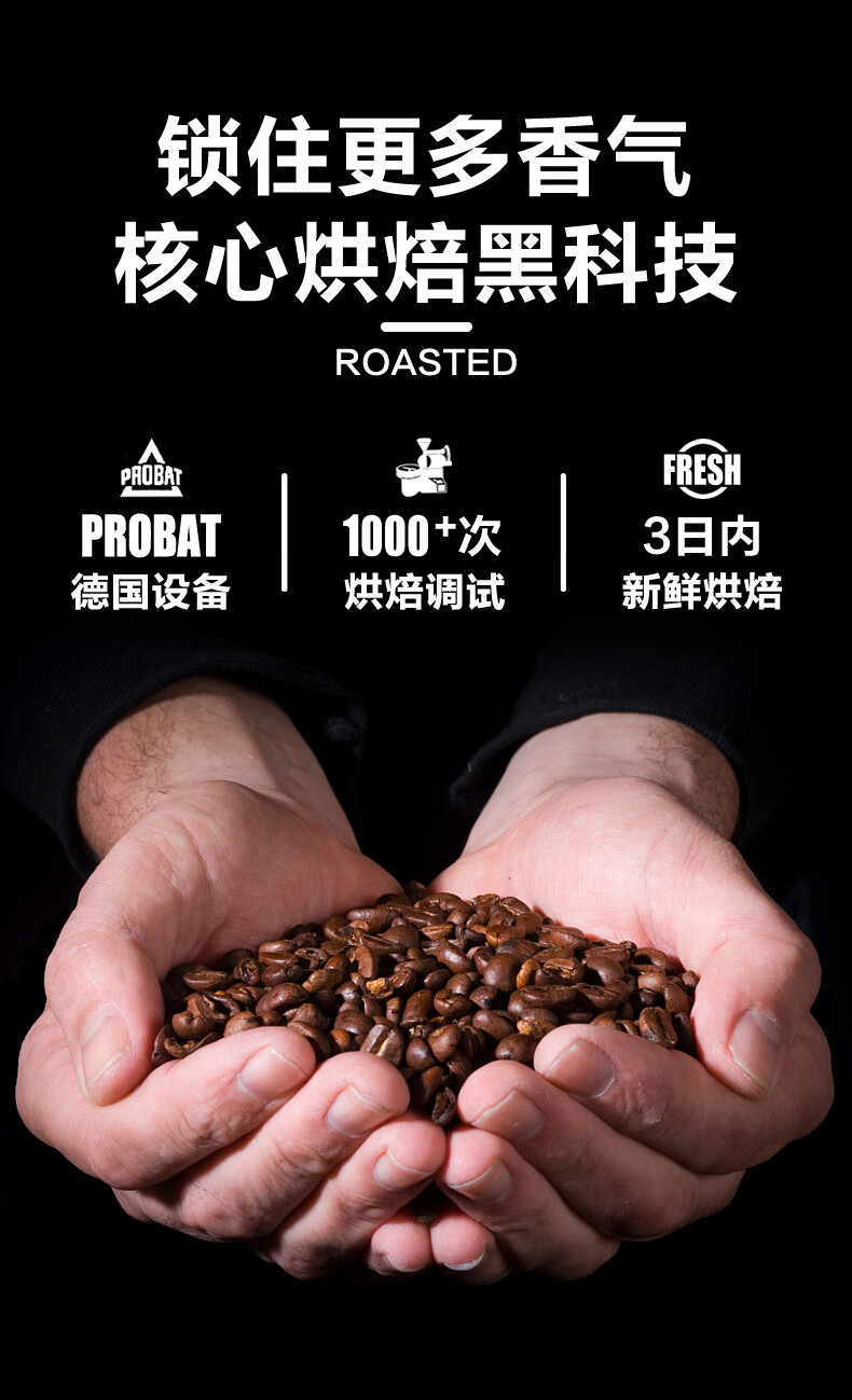 景兰 蓝山黑咖啡 瓶装70g*2