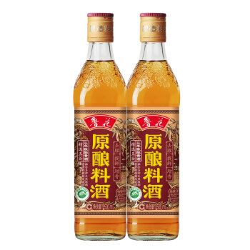 鲁花 调味品 原酿料酒500ml*2