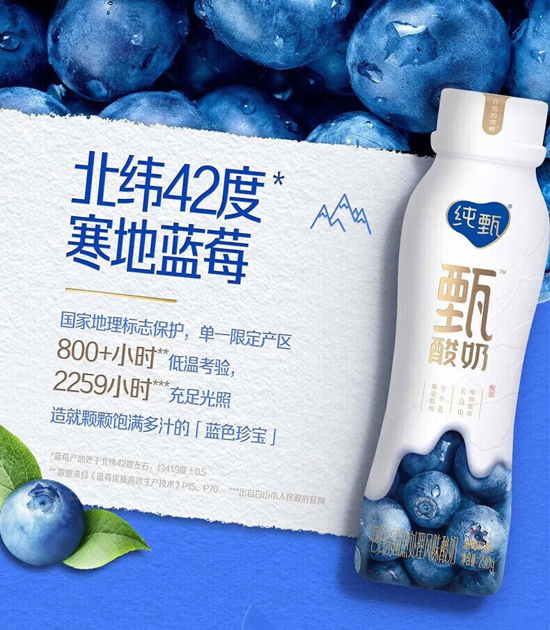 蒙牛 营养早餐 纯甄风味酸奶 白桃燕麦青稞味200g*10