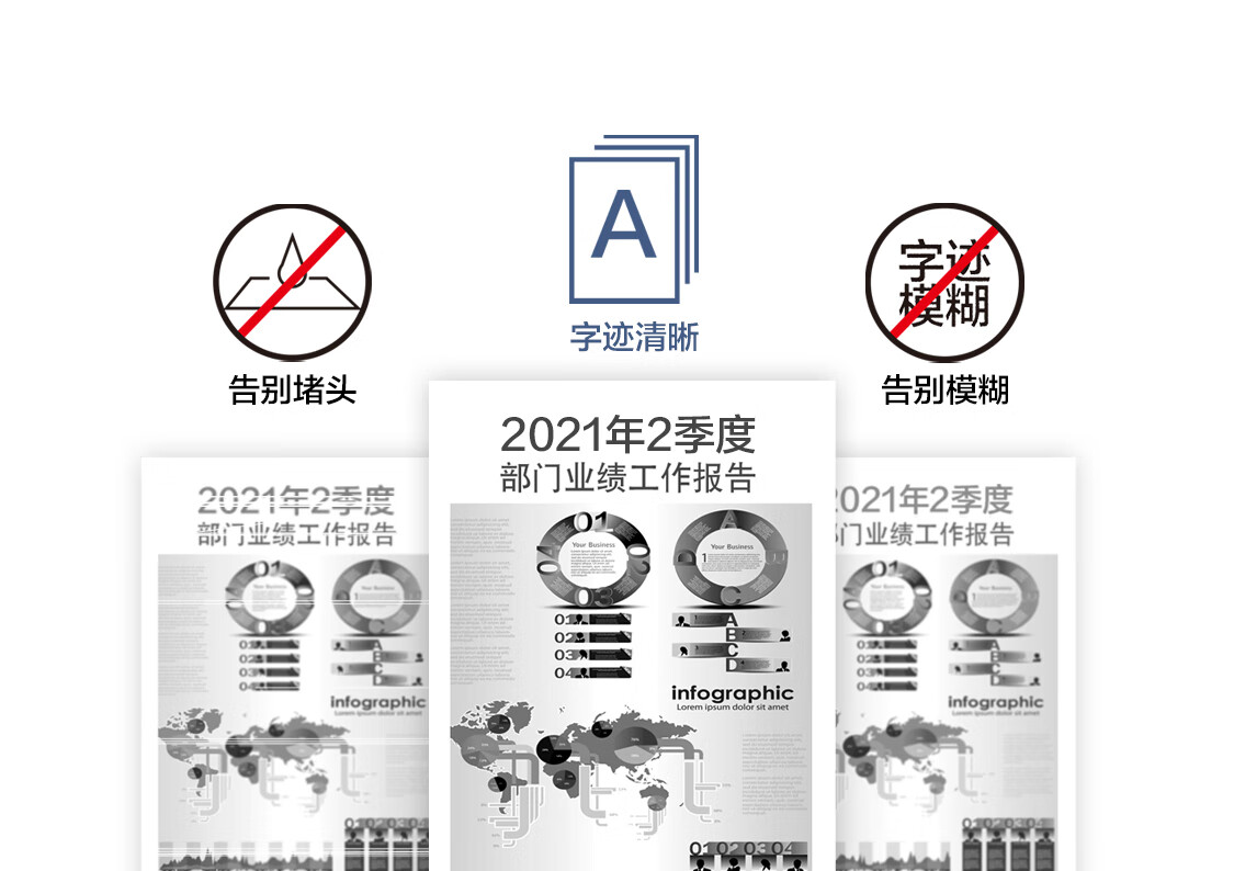 联想（Lenovo）LJ2206 黑白激光打印机 A4打印 A5打印 小型商用办公家用 作业打印