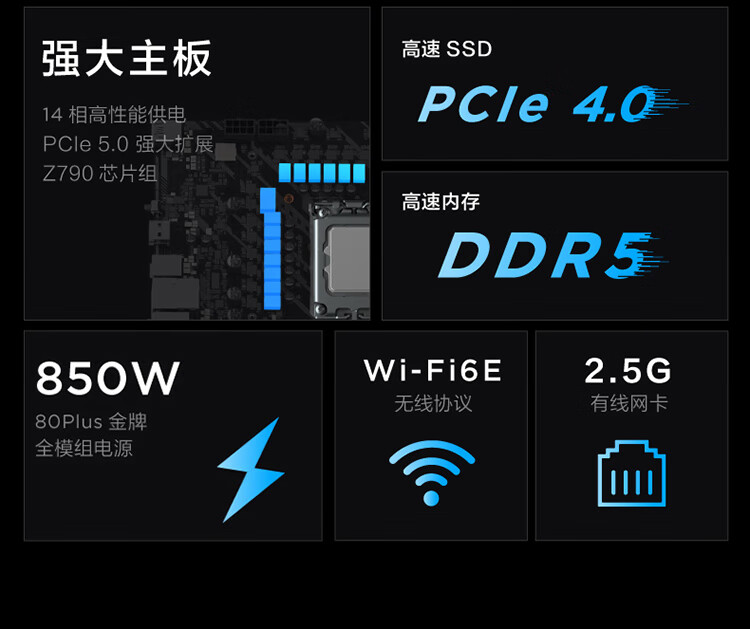 联想（Lenovo）商用办公家用电脑拯救者刃9000K-34IRZ i7-13700KF 32G 1TSSD/W11 RTX4070Ti_12G水冷侧透850W