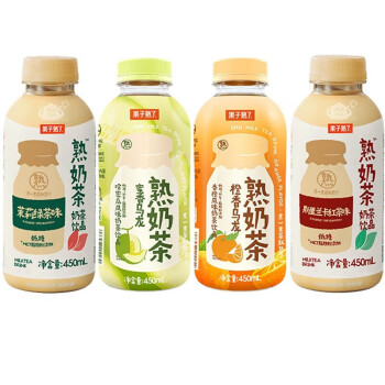 果子熟了 乳香熟奶茶饮料斯里兰卡茉莉绿茶味450ML*15瓶