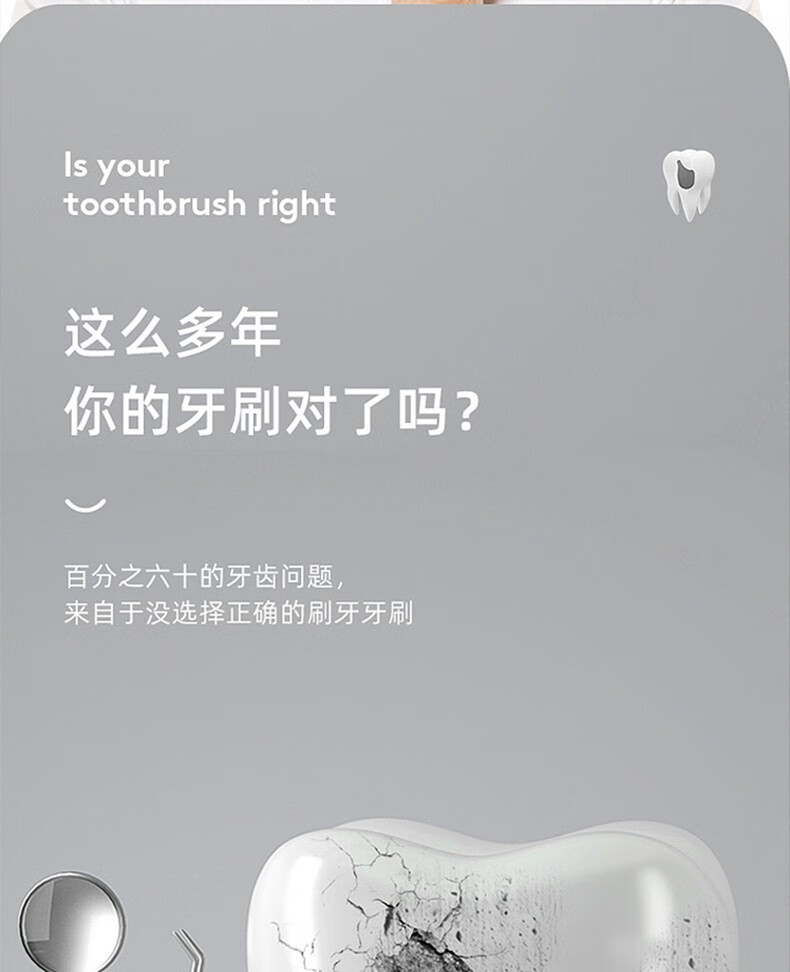 上亨（shangheng）电动牙刷成人情侣套装全自动超声波充电式美白神器软毛防水家用旅行SHZH-KQ001 珍爱白