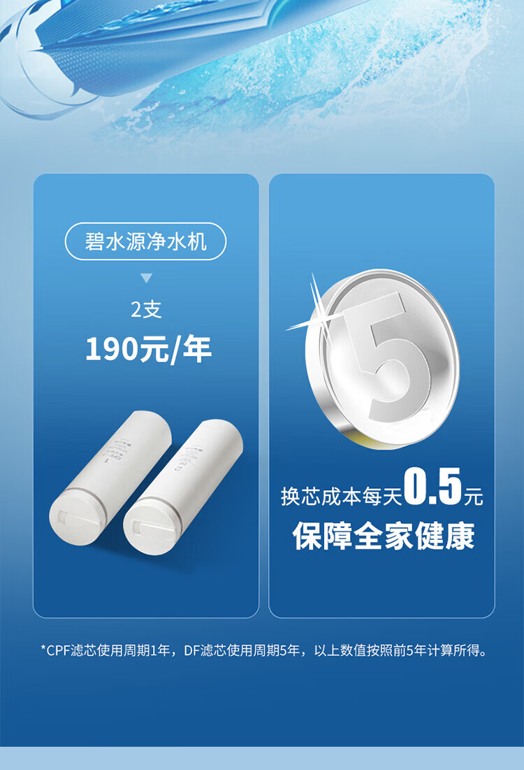 碧水源 矿物质纳滤净水器 保留天然矿物质 D8008净水器