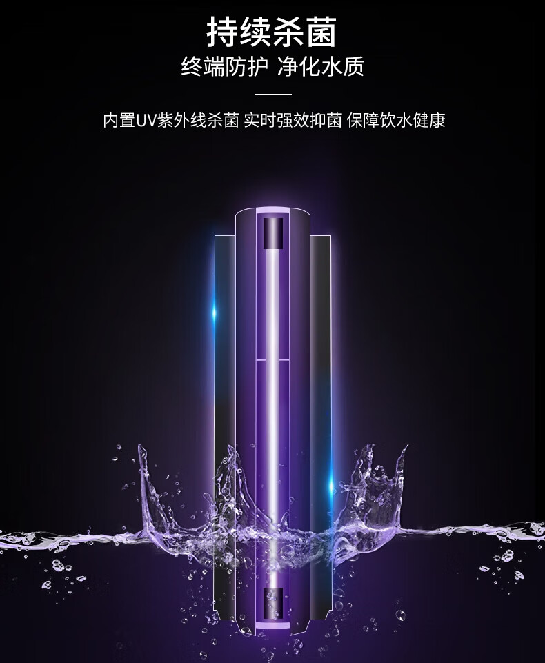 碧水源 家用净水器净水机锋芒2家用厨房直饮保留矿物质纳滤净水机UD50CH1-22