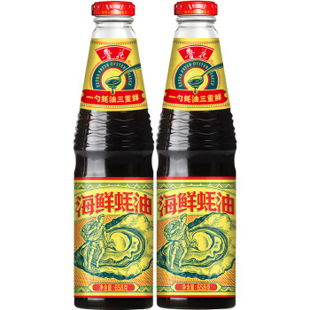 鲁花 调味品 零添加 炒菜家用 海鲜蚝油658g*2