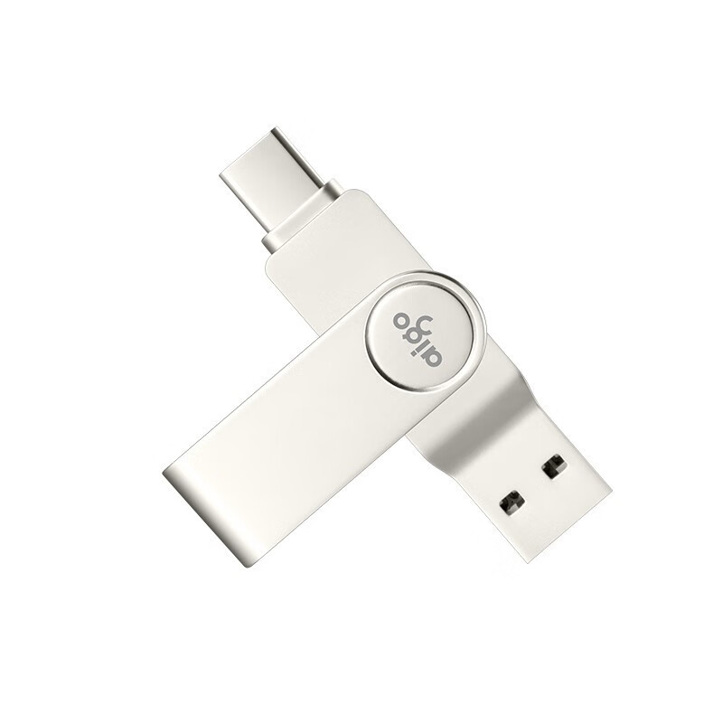 aigo U盘 U356 256GB 银色 USB3.4 金属U盘 车载U盘 一体封装