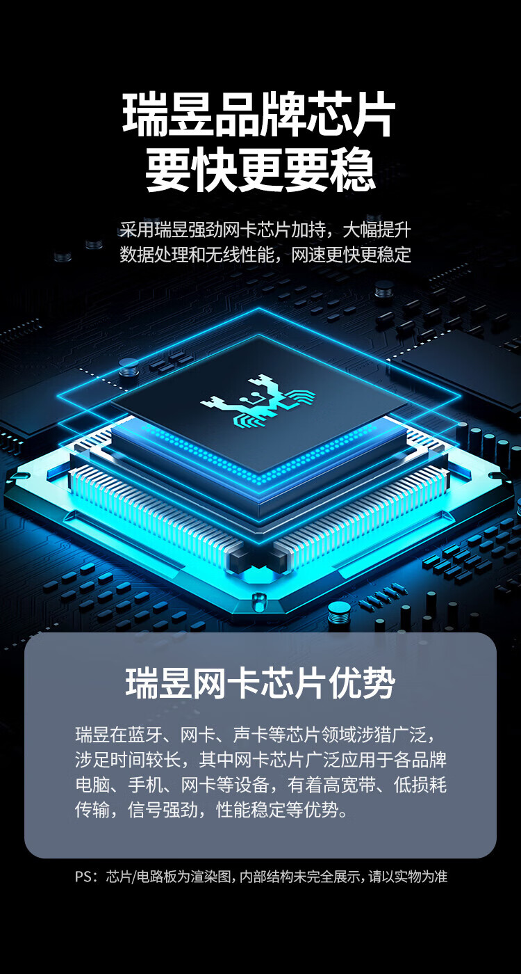 绿联（UGREEN）USB无线网卡免驱动 AC650M双频5G网卡 适用台式机笔记本外置网卡随身WiFi发射器 20204