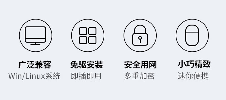 绿联（UGREEN）USB无线网卡免驱动 AC650M双频5G网卡 适用台式机笔记本外置网卡随身WiFi发射器 20204