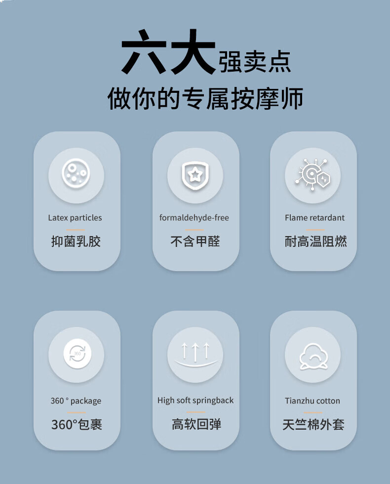 和正（HEZHENG）颈椎按摩器颈部按摩仪按摩器记忆棉枕慢回便携U型枕 肩颈按摩器揉捏家用便携收纳HZ-RMZ-1