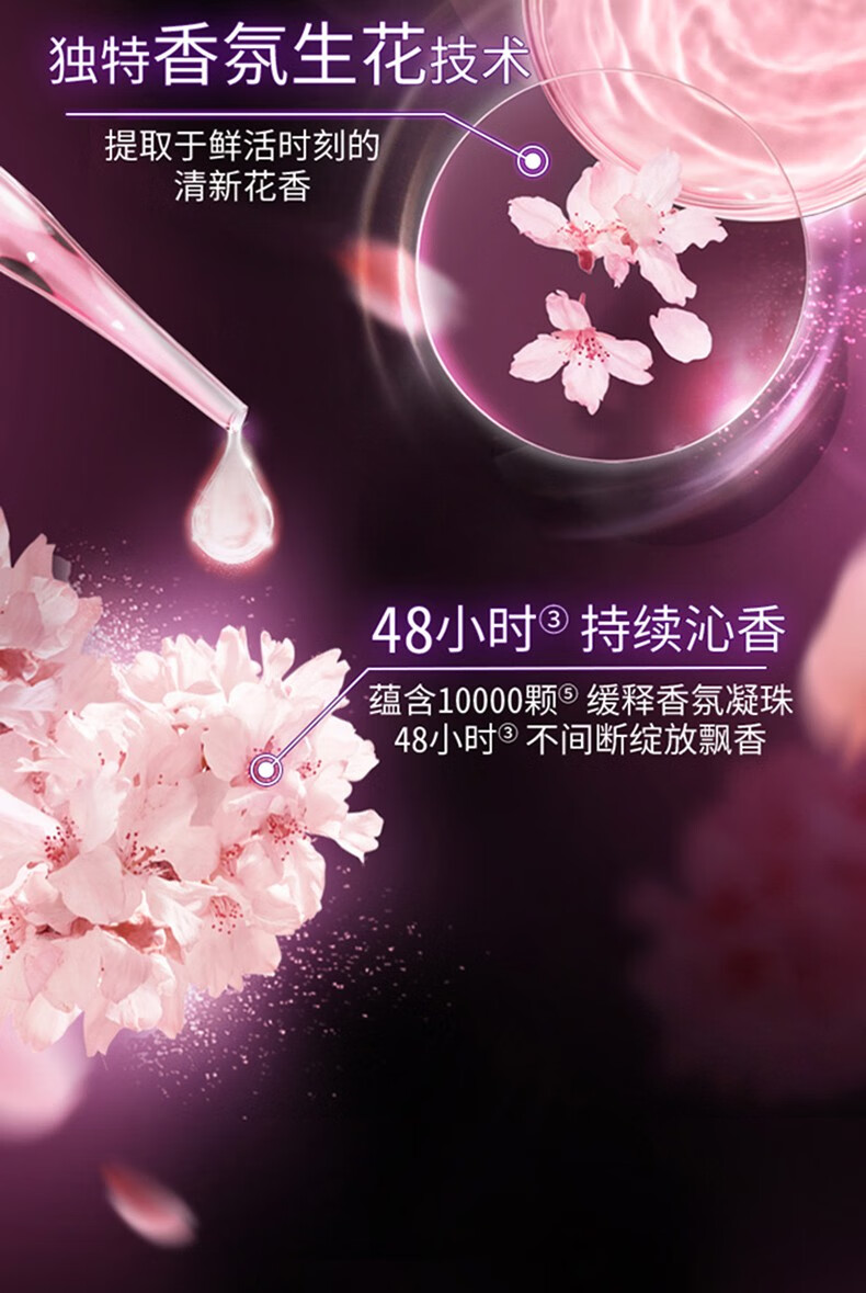 清扬 去屑洗发水套装 樱花沁爽去屑洗发露(720*2+100*2)g