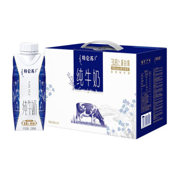 蒙牛 营养早餐 特仑苏 纯牛奶梦幻盖250ml*10