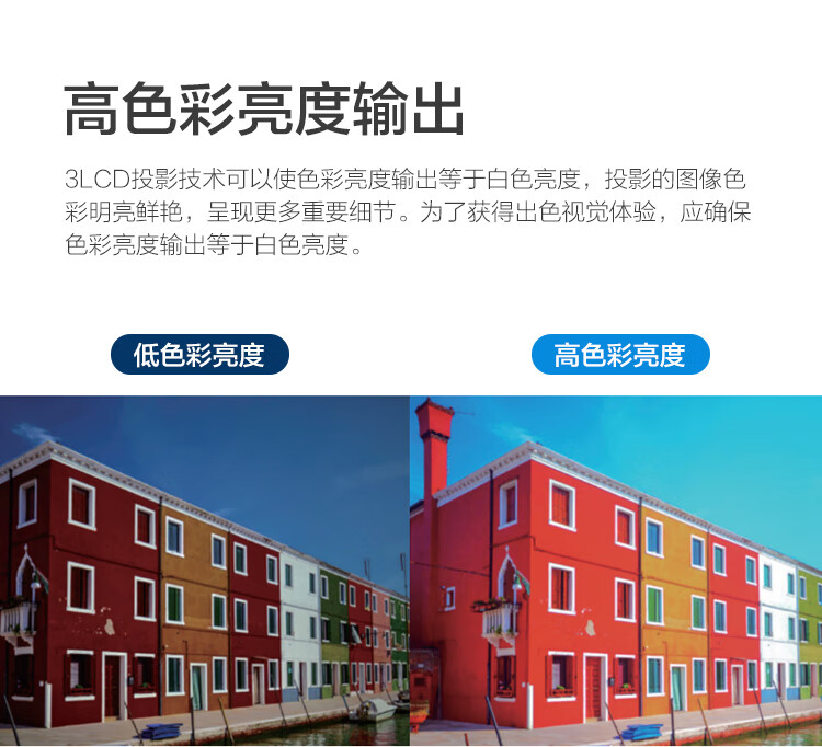 爱普生（EPSON）CB-972 投影仪 投影机 商用办公会议家用教育 4100流明 标清 双HDMI接口 支持侧面投影