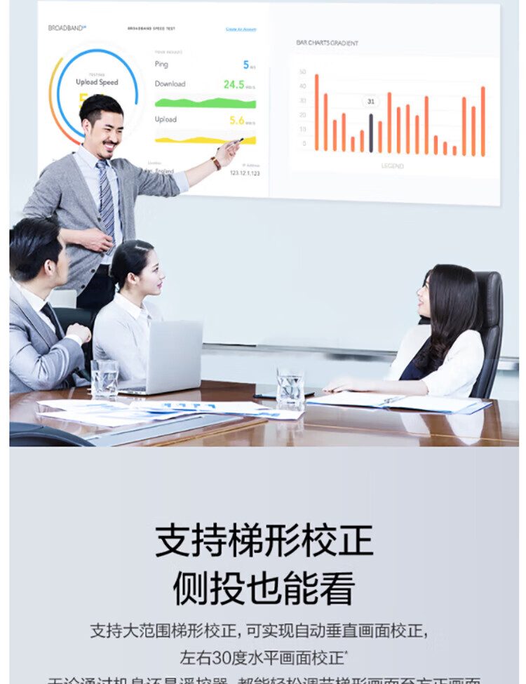 爱普生(EPSON) 投影仪 投影机 高清办公便携投影 (标清XGA 3800流明 支持快速开关机) CB-X51