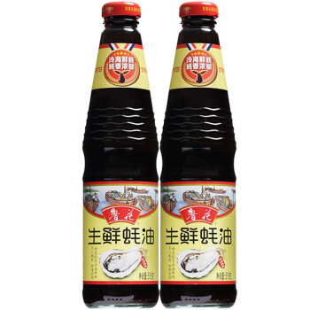 鲁花 调味品 零添加 炒菜家用 DS生鲜蚝油518g*2
