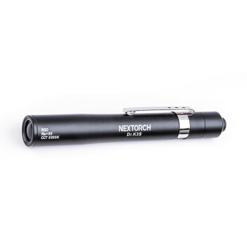 NEXTORCH K3S医护手电筒瞳孔笔眼科耳鼻喉口腔检查手电晨检手电黄白光双光源7号干电池 K3S白光版