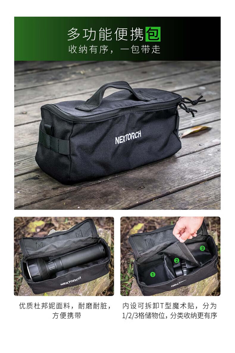 NEXTORCH 圣火31强光搜索手电筒大型户外救援探洞手电探照灯巡逻灯20000流明可充电