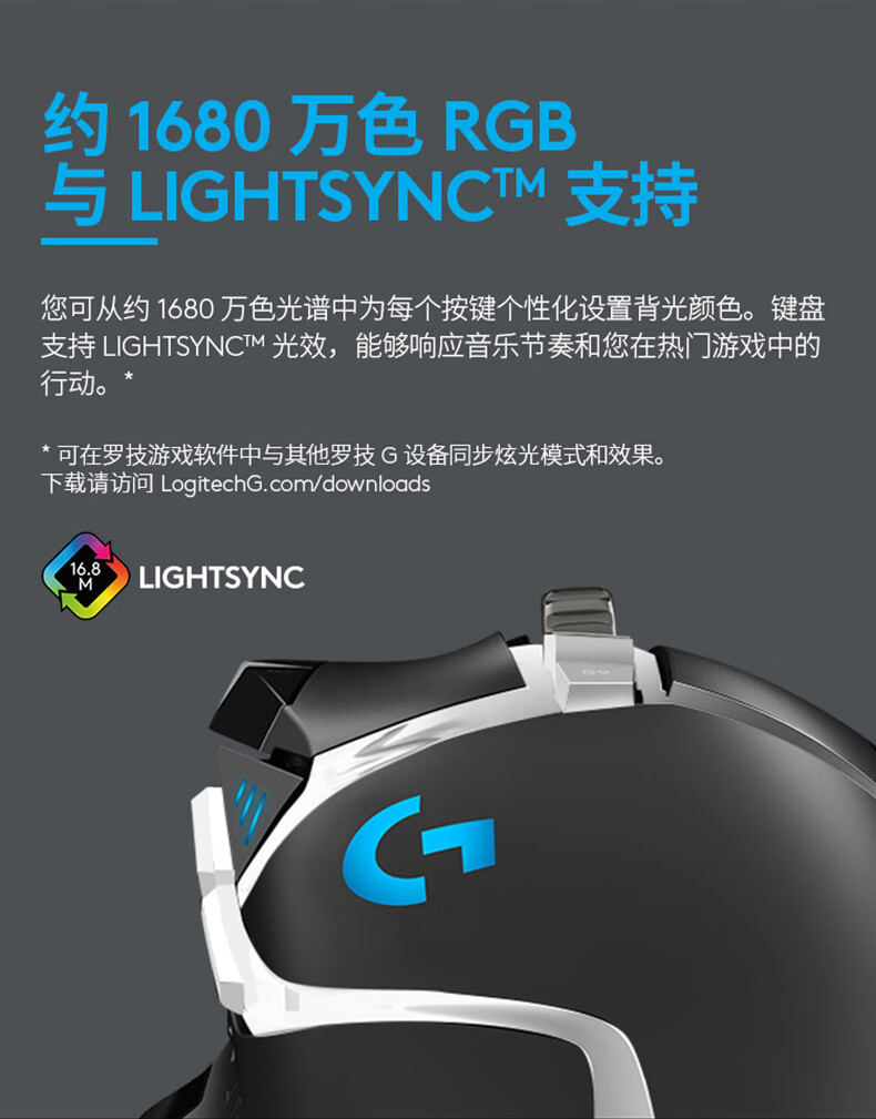 罗技（Logitech） G502HERO熊猫限定版游戏鼠标有线电竞机械电脑RGB可配重 SE吃鸡FPS